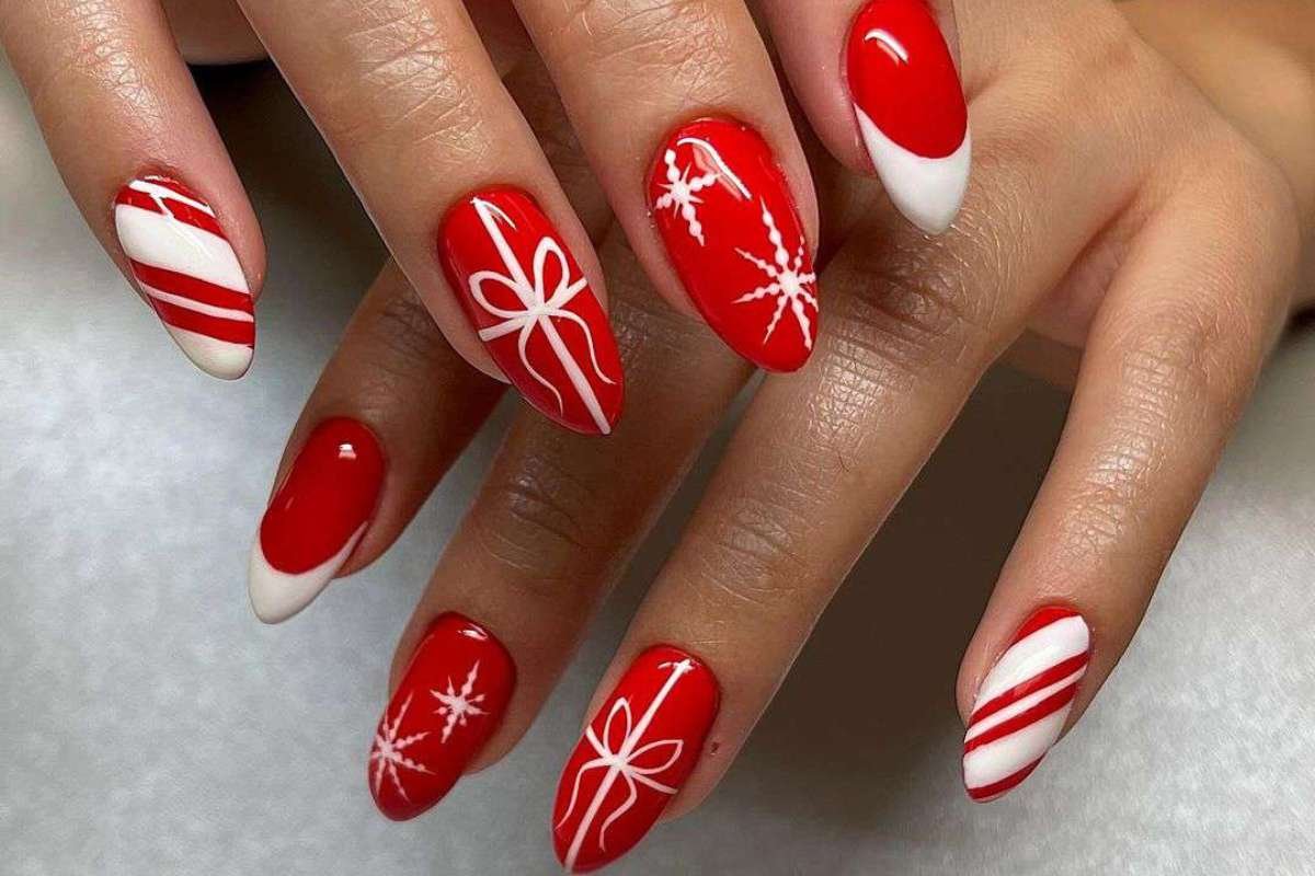 Festive Christmas French Tip Nail Ideas to Try This Season | The Enterprise World