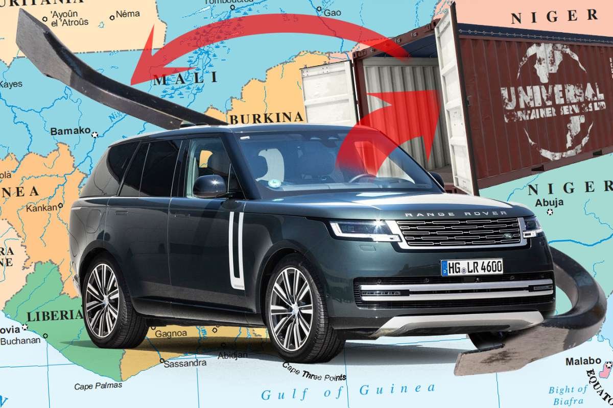 Stolen luxury SUVs are being shipped from North America to West Africa faster than registries can flag them