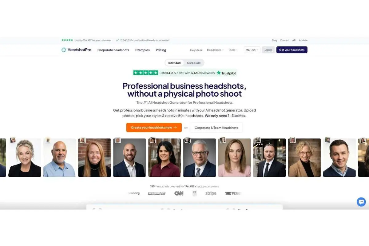 Top 5 Enterprise Executive Headshots Pricing Guide Comparisons | The Enterprise World