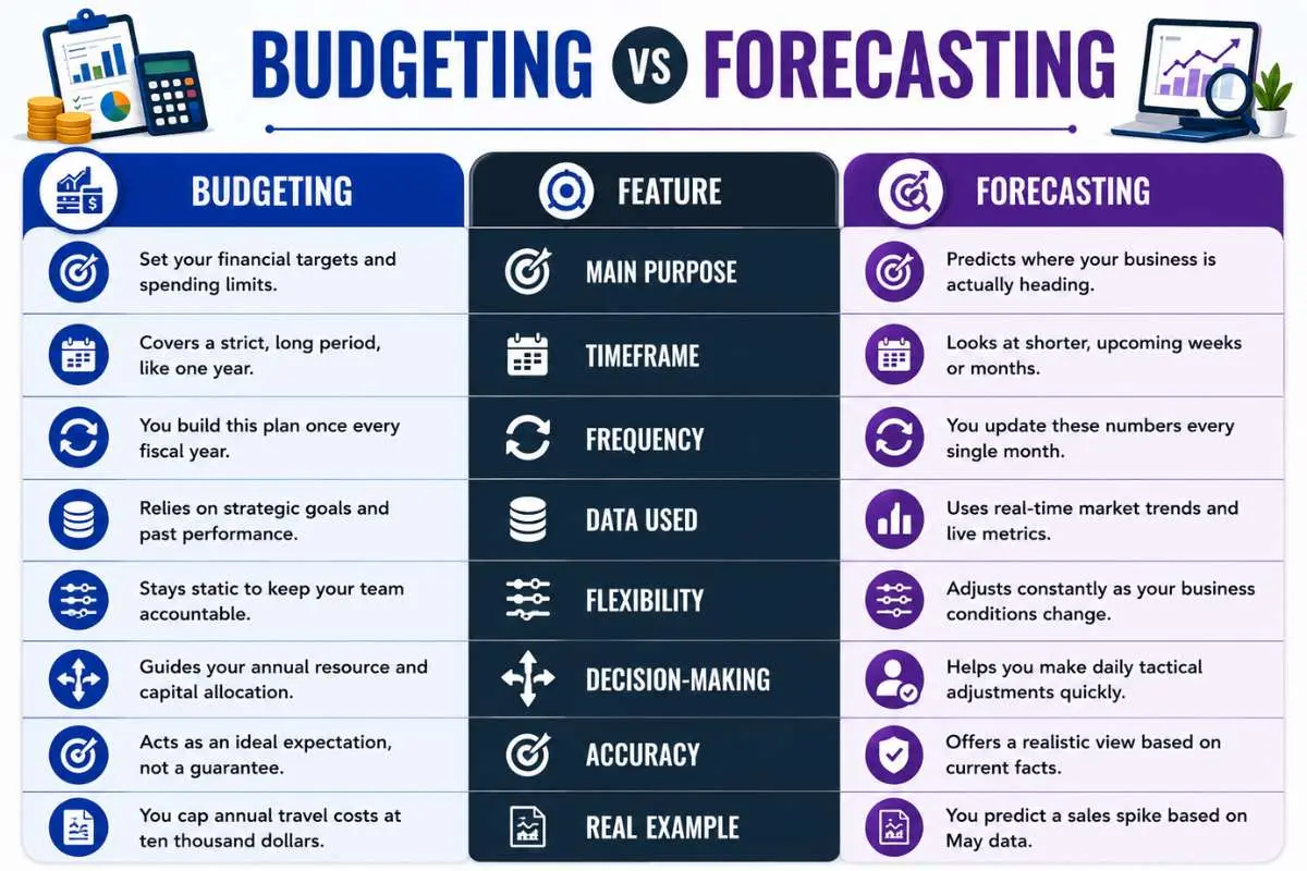Budgeting and Forecasting: Key Differences, and When to Use Each | The Enterprise World