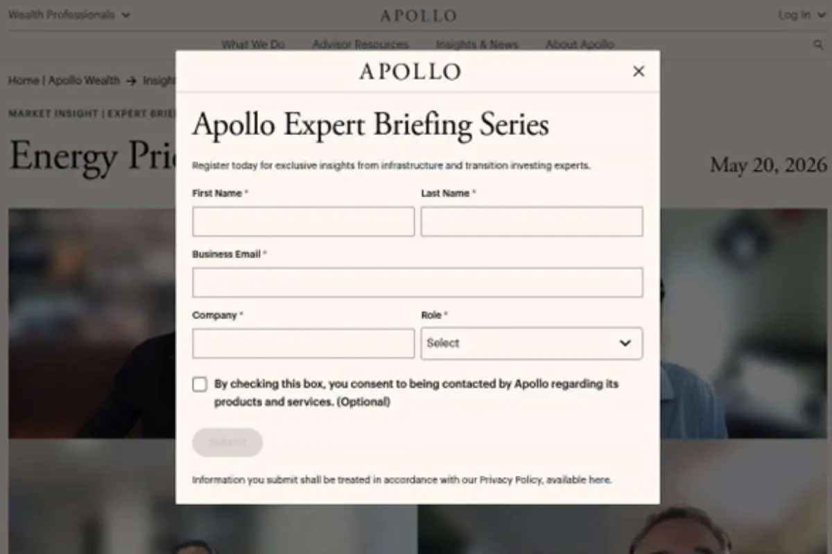 Apollo Global Management Energy Briefing – Features expert insights on energy price forecasting methodologies and market outlooks for 2026 | The Enterprise World