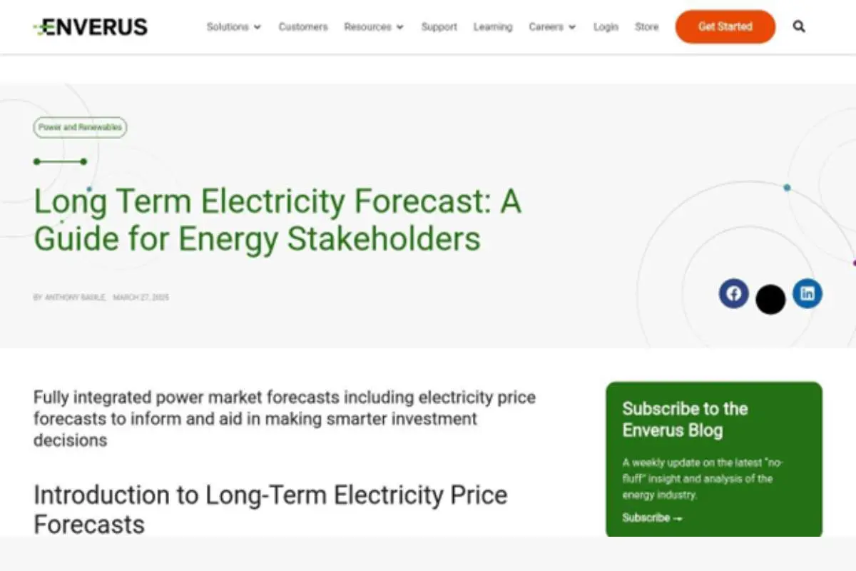 Enverus Long-Term Power Market Forecast – Comprehensive, data-driven long-term view of future energy markets and electricity price trends | The Enterprise World