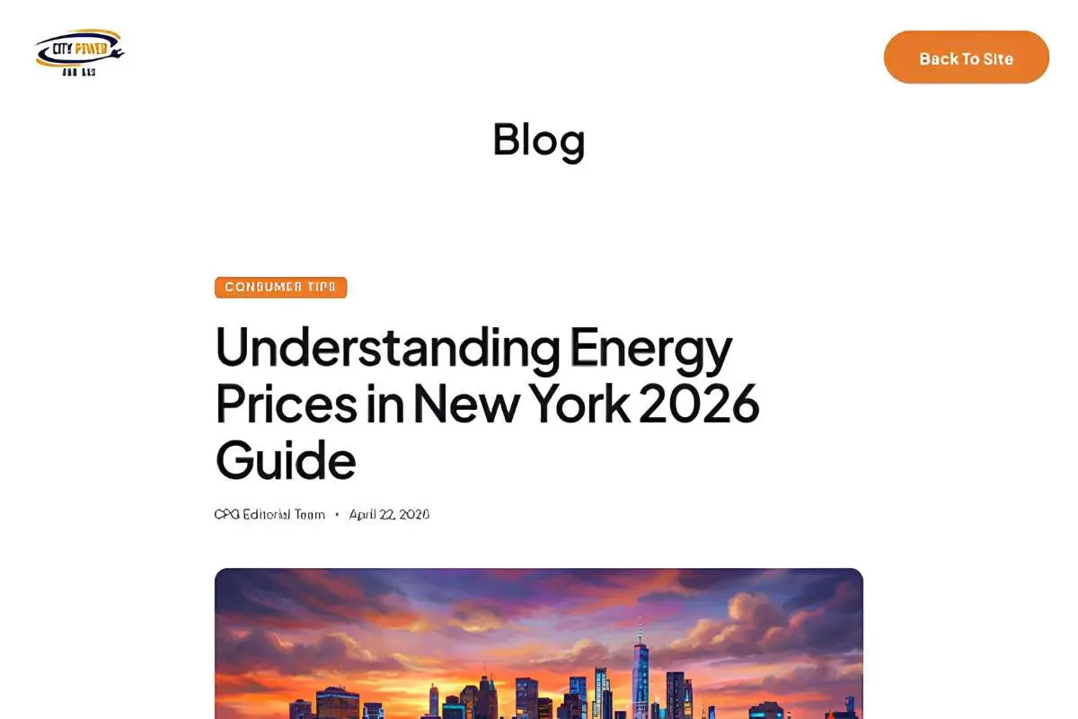 CityPowerAndGas NY Guide – Explains why NY energy prices are high and guides users on saving by comparing providers and plans | The Enterprise World