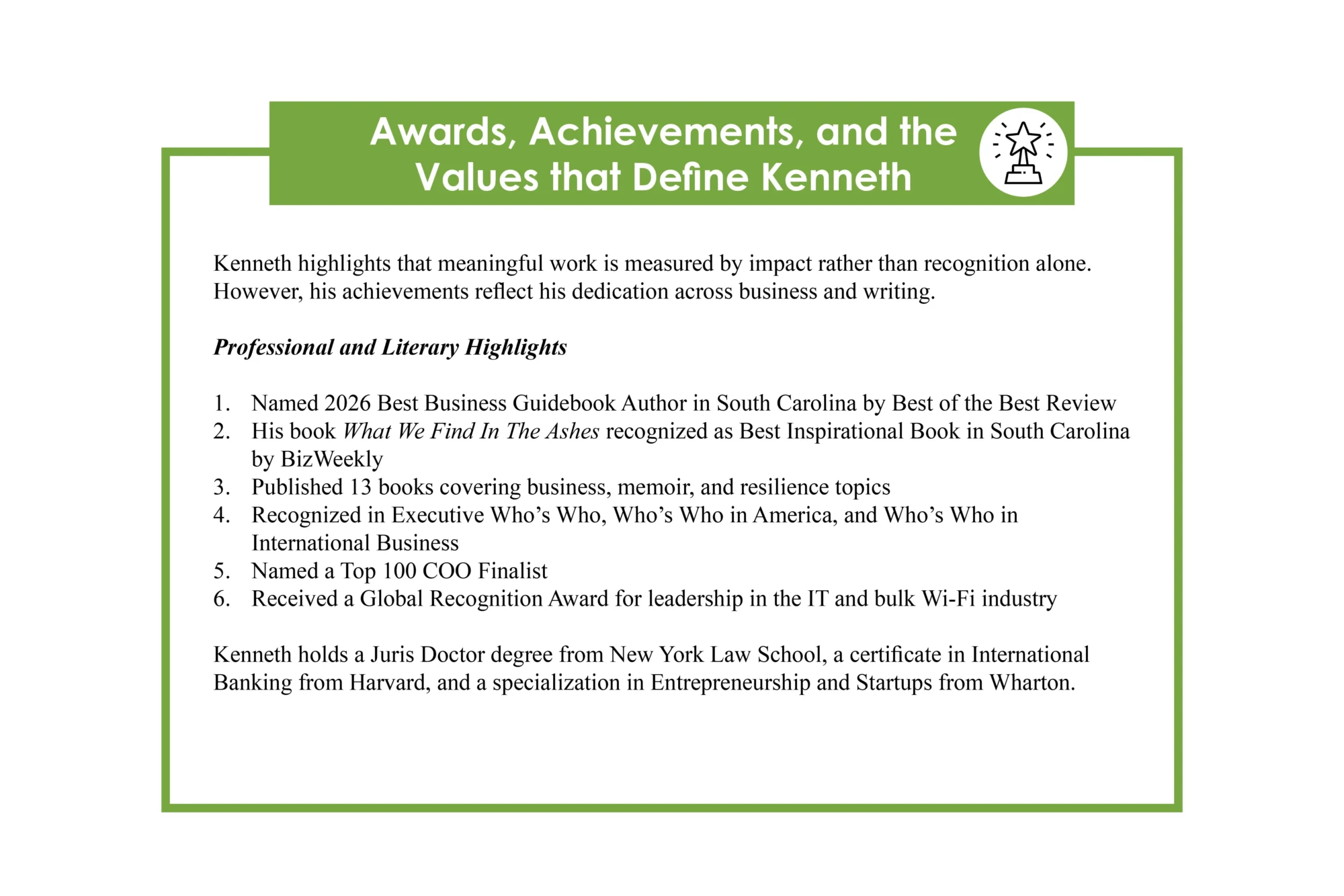 Kenneth Carnesi Sr: Empowering People to Overcome Setbacks | Anaptyx | The Enterprise World