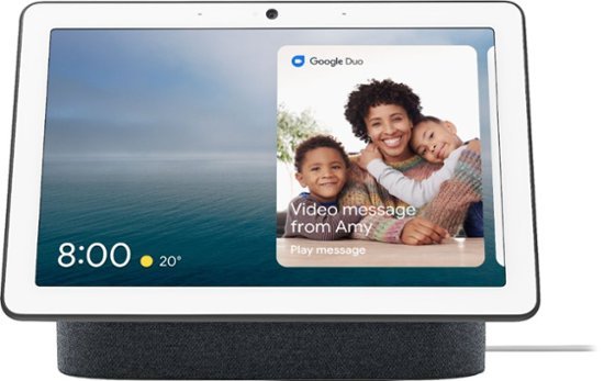 Google - Nest Hub Max with Google Assistant