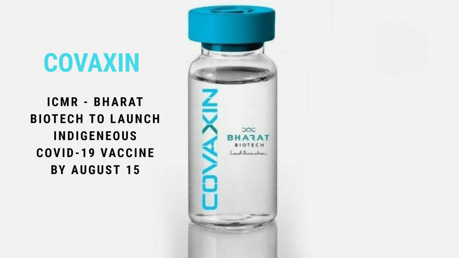 Image of Covaxin- corona vaccine developed by ICMR and BBharat Biotech