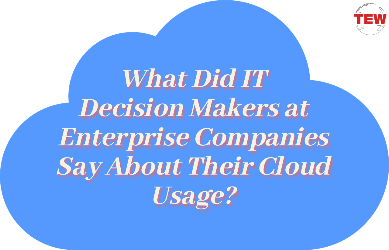 What Did IT Decision Makers at Enterprise Companies Say About Their Cloud Usage?