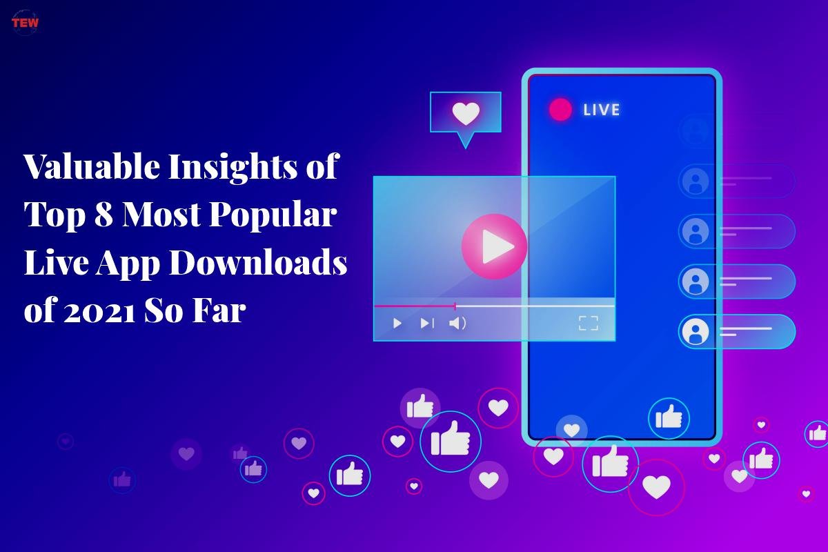Valuable Insights of Top 8 Most Popular Live App Downloads of 2021 So Far