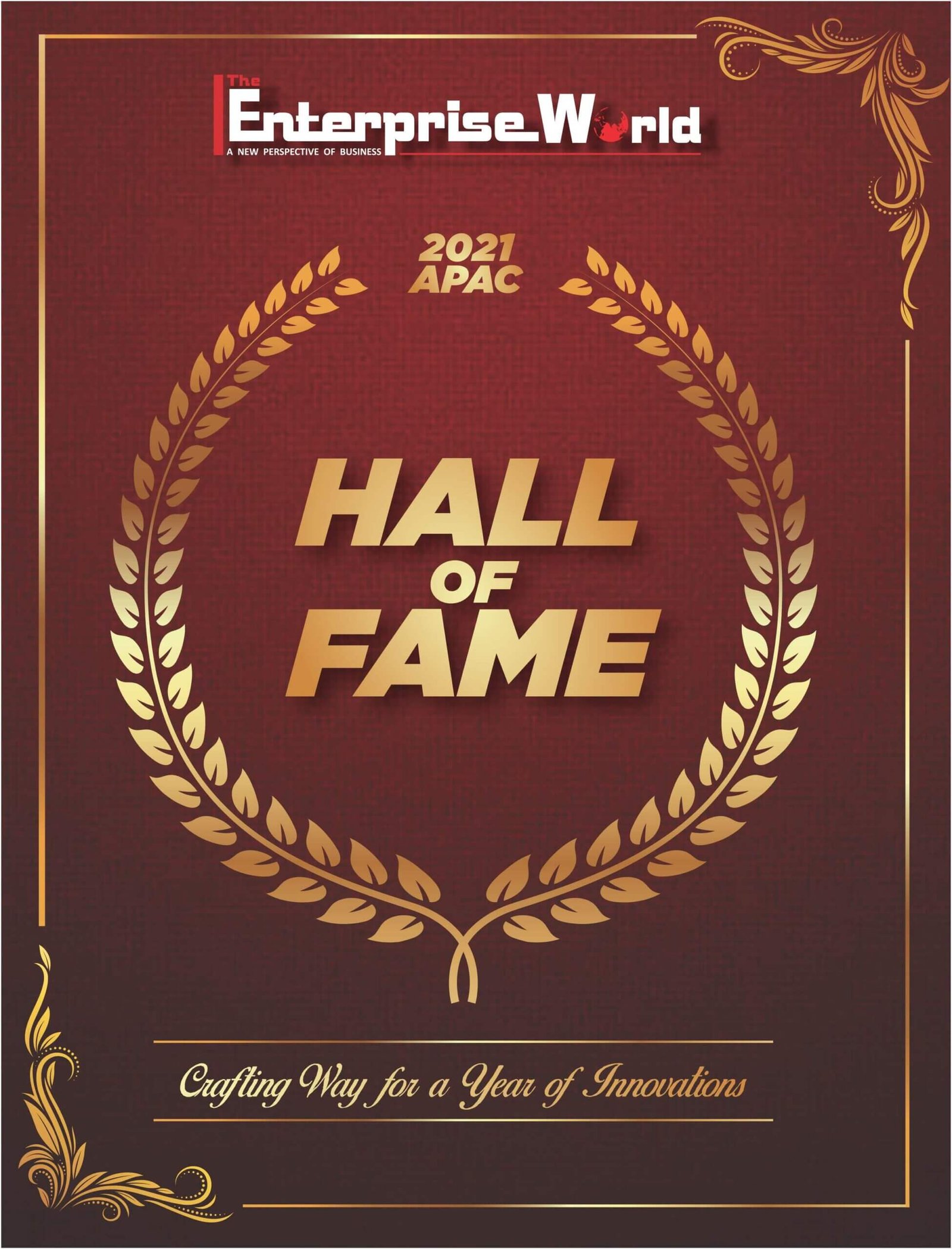 Hall of Fame - 2021 (APAC Edition) Cover Page