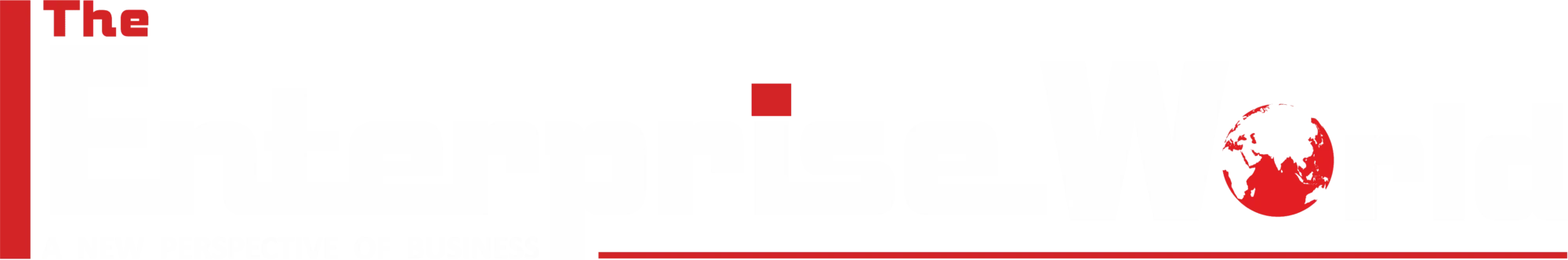 The Enterprise World White Logo