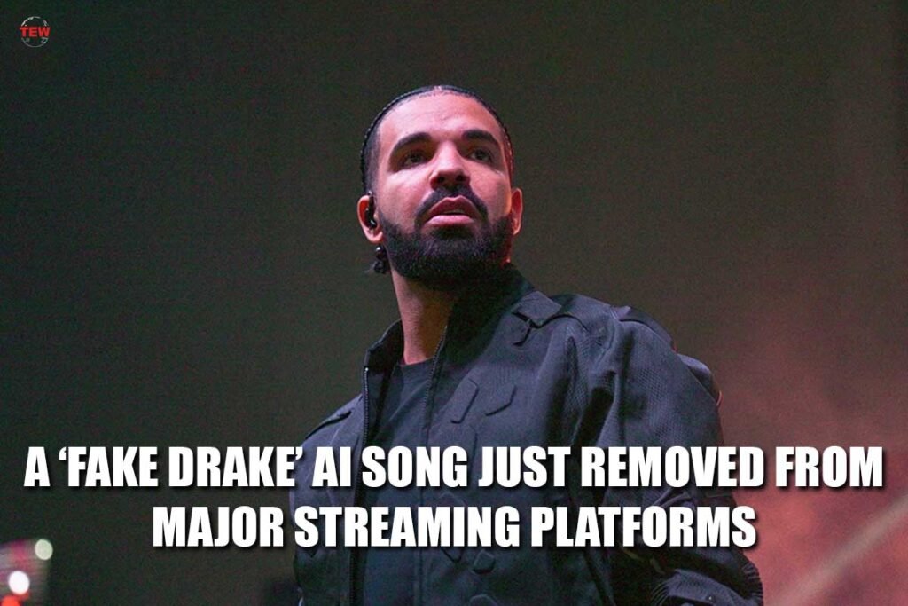 Fake Drake A Ai Song Just Removed From Major Streaming Platforms The