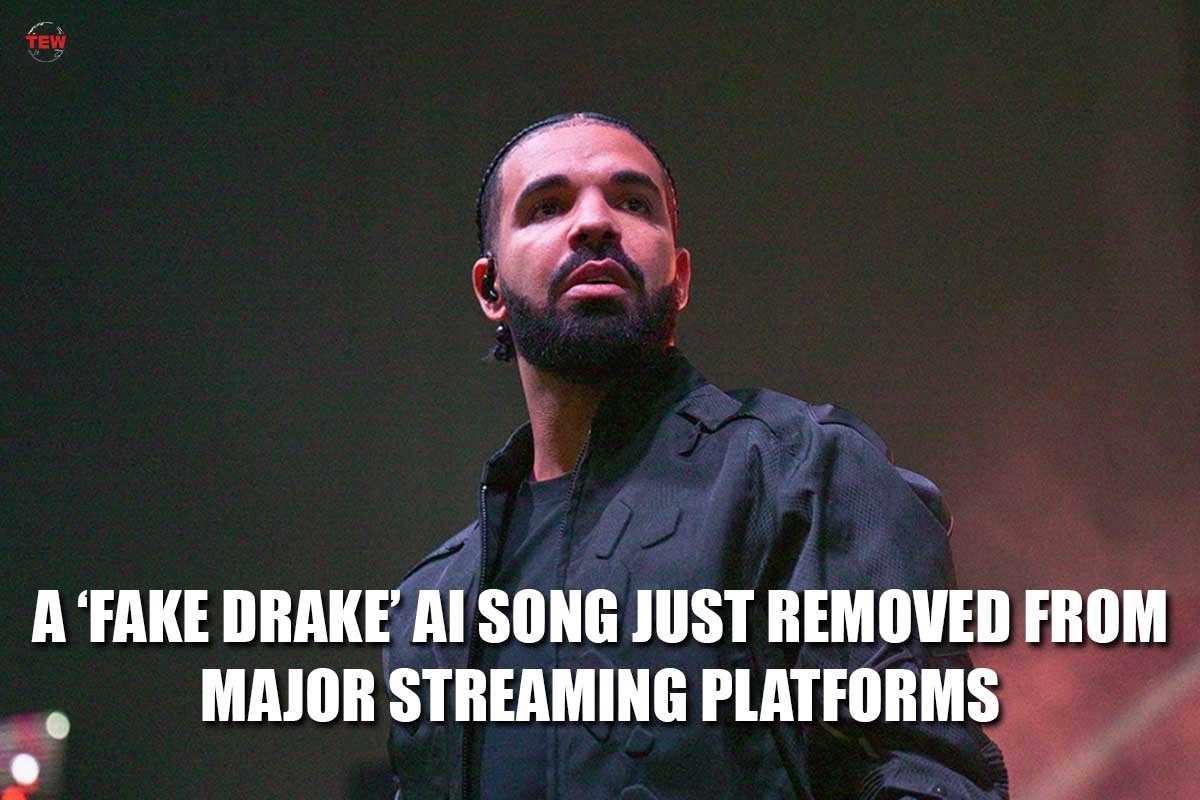 A ‘Fake Drake’ AI Song Just Removed from Major Streaming Platforms