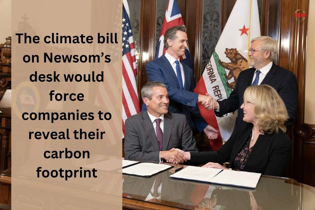 The climate bill on Newsom’s desk would force companies to reveal their carbon footprint