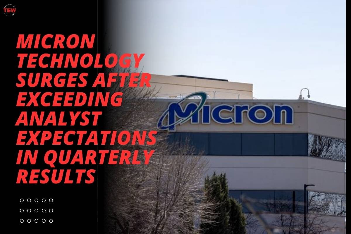 Micron Technology Surges After Exceeding Analyst Expectations in Quarterly Results
