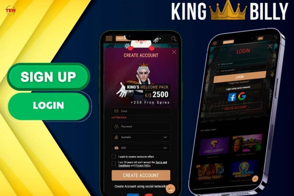 King Billy Casino login and Registration