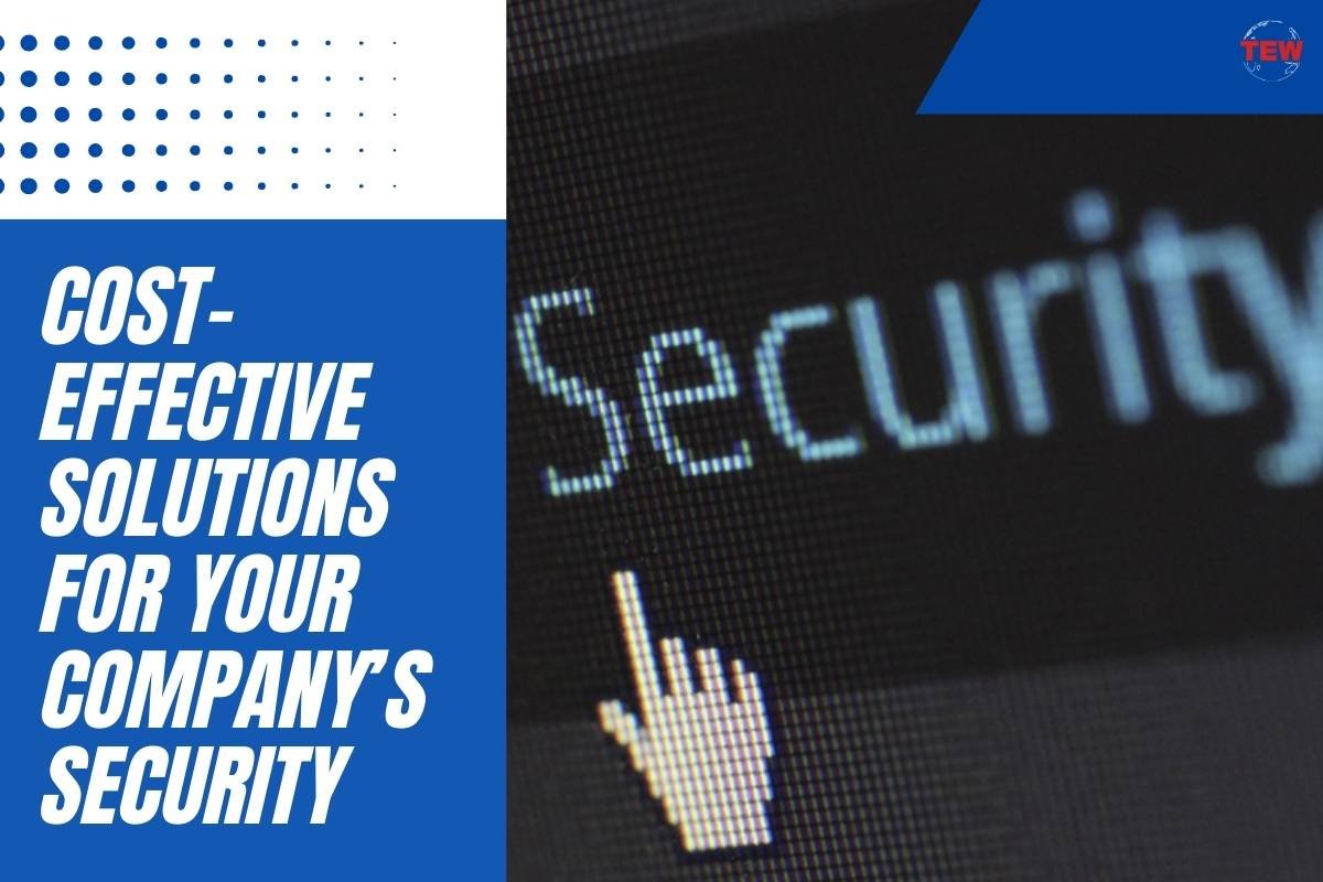 Cost-Effective Solutions for Company's Security | The Enterprise World