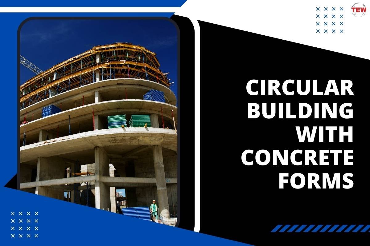 Circular Building with Concrete Forms