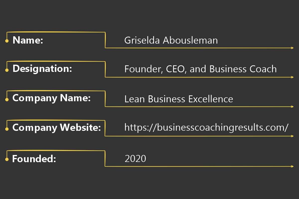 Griselda Abousleman: Leading with Lean Excellence | Lean Business Excellence | The Enterprise World