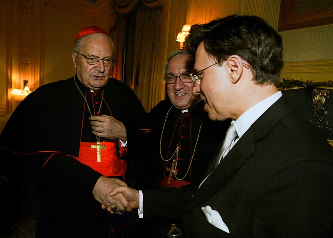 His Eminence Angelo Cardinal Sodano, Secretary of State and Dean of the College of Cardinals under both Popes John Paul II and Benedict XVI (Holy See The Vatican] | Derek Bryson Park’s Mission inside the Vatican | The Enterprise World