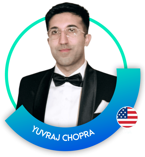 Yuvraj Chopra | Keynote Speaker | The Global Icons of Impact 2025 Logo | The Enterprise World