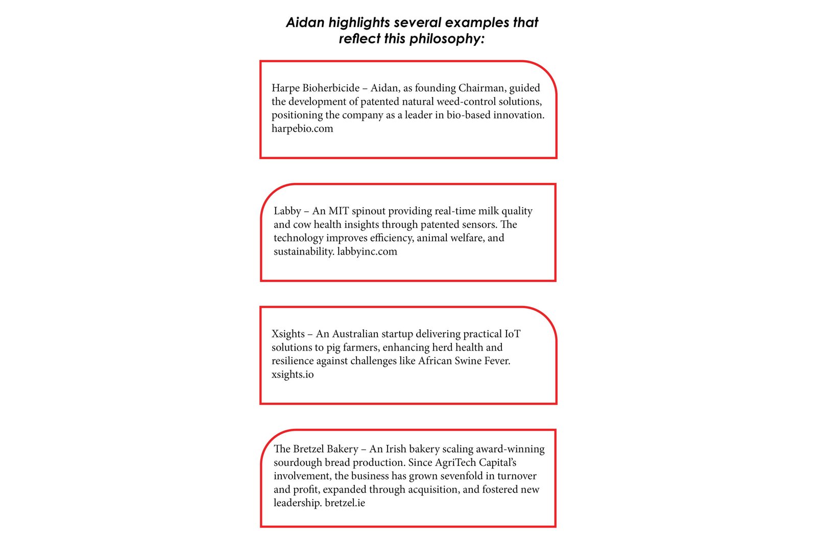 Aidan Connolly Global Agri-Tech | AgriTech Capital | The Enterprise World