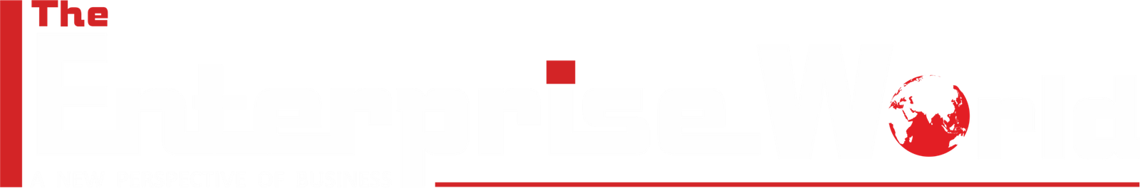 The Enterprise World White Logo