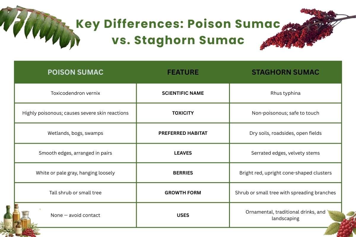 Poison Sumac vs. Staghorn Sumac: How to Tell Them Apart and Stay Safe | The Enterprise World