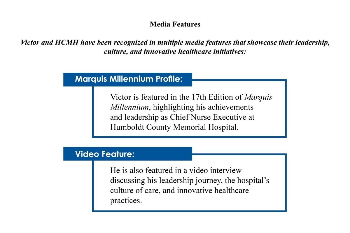 Victor Bycroft: Rural Healthcare Innovator | Humboldt County Memorial Hospital | The Enterprise World