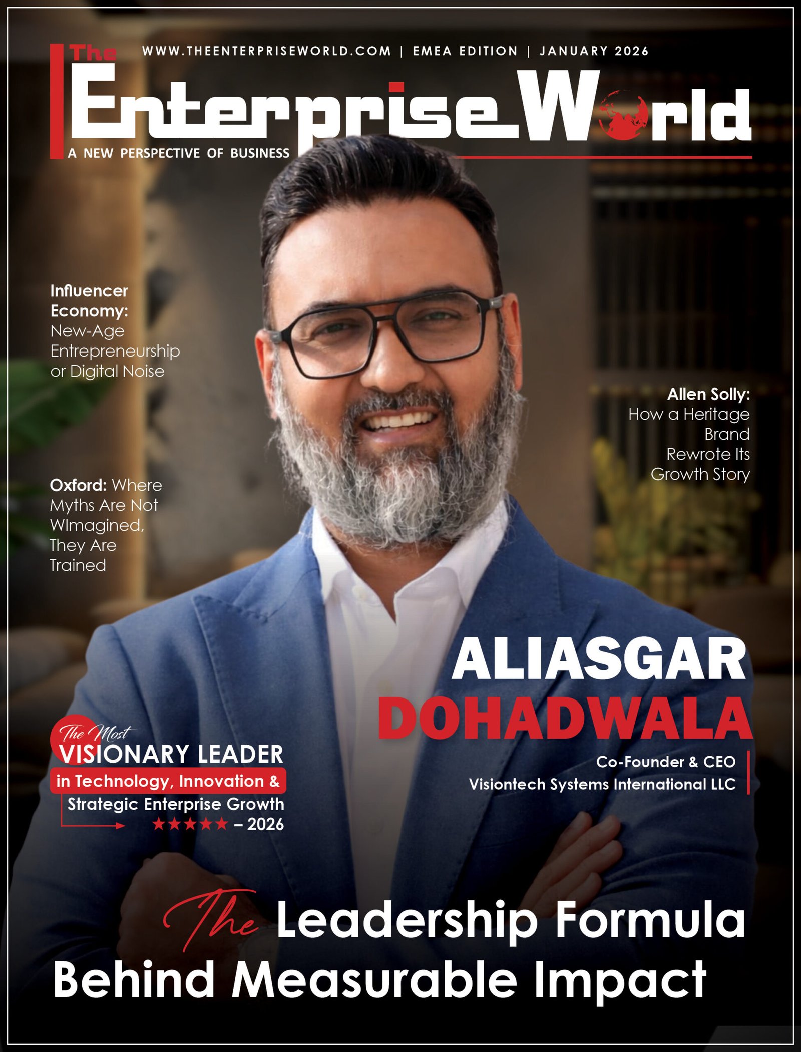 The Most Visionary Leader in Technology, Innovation & Strategic Enterprise Growth – 2026