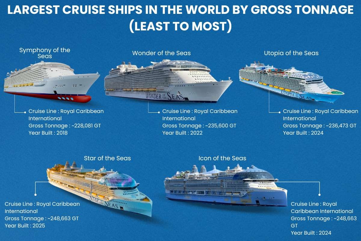 Top 20 Largest Cruise Ships in the World That Redefined Ocean Luxury | The Enterprise World