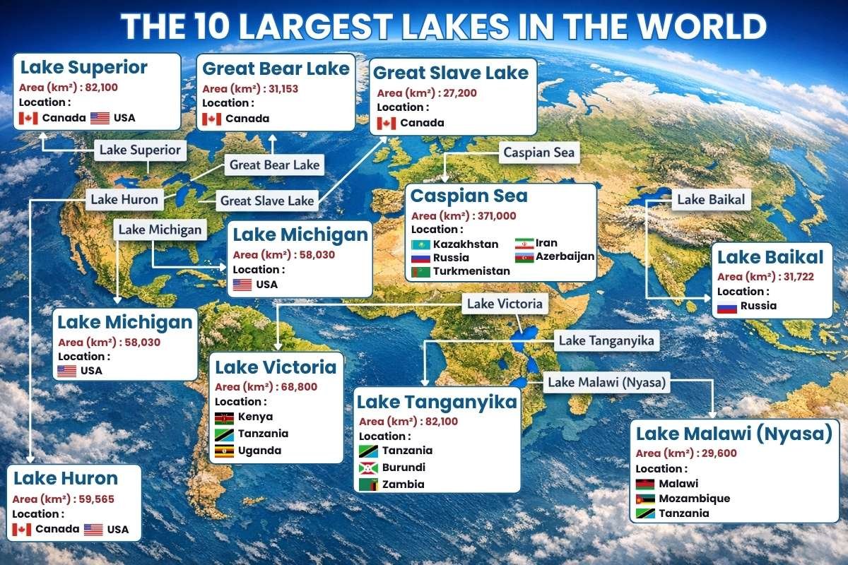 The Ten Largest Lakes in the World You Should Know | The Enterprise World