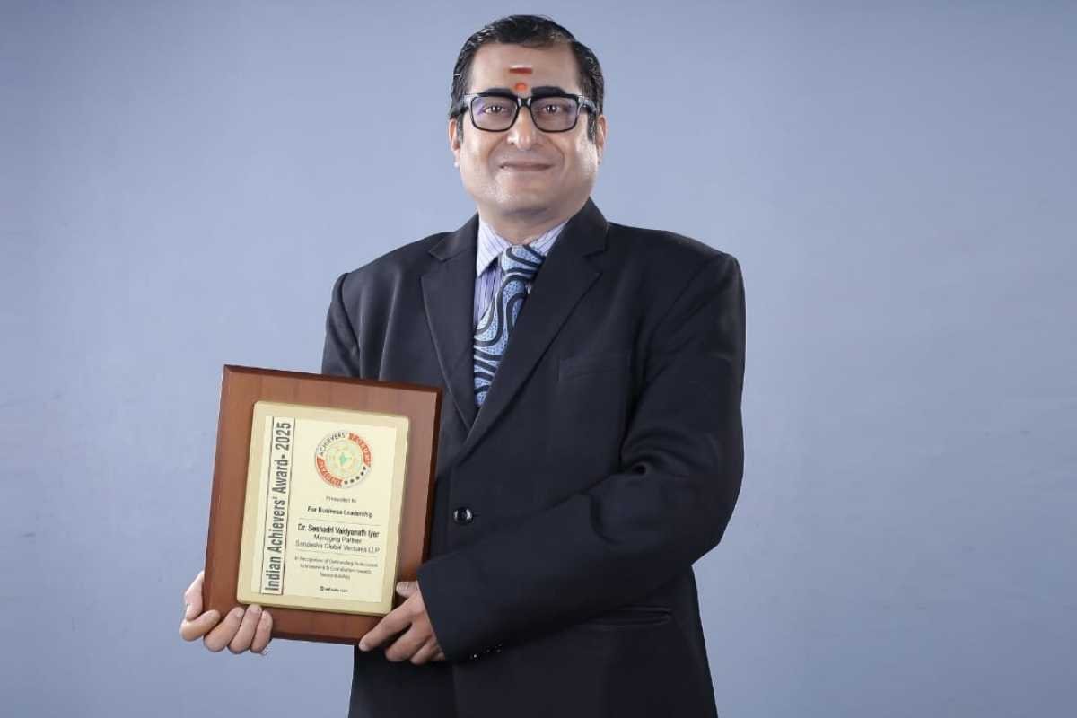 Dr. Seshadri Vaidyanath Iyer- finance architect | Sandesha Global Ventures | The Enterprise World