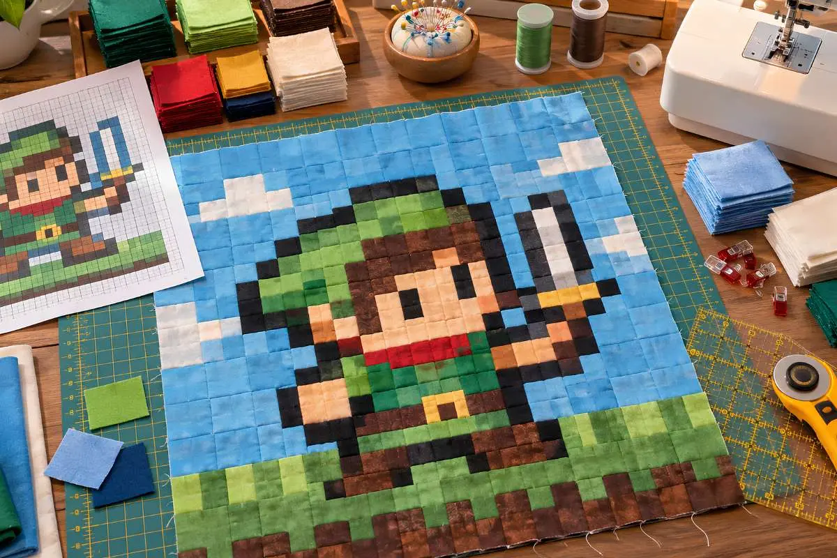 How to Make a Pixel Quilt of Your Favourite 8-Bit Character? | The Enterprise World