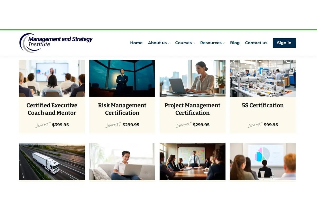 Management and Strategy Institute Review: Flexible Online Certifications | The Enterprise World